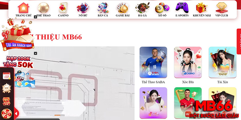 Các phương thức nạp rút tiền tại Casino MB66